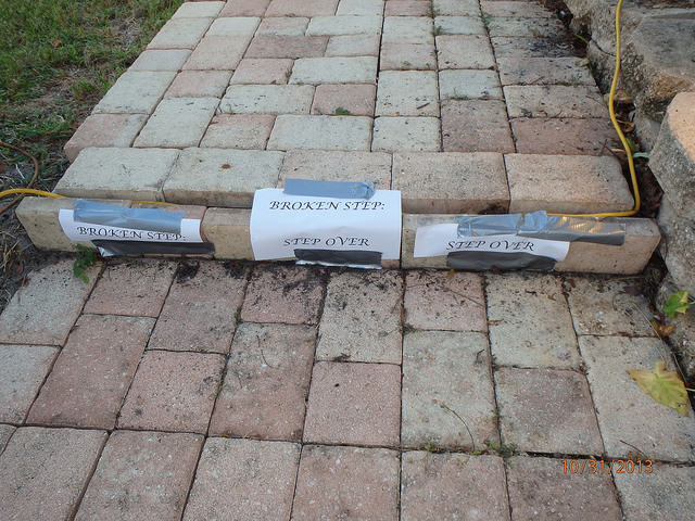 fixing broken steps