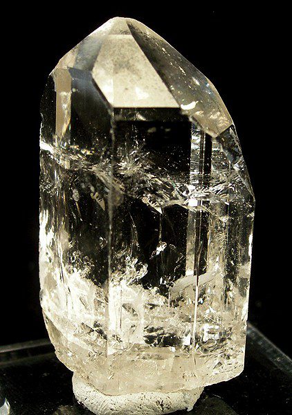 A water-clear topaz crystal is powerful inspiration for us in becoming clear with ourselves about money. Water-clear gem crystal